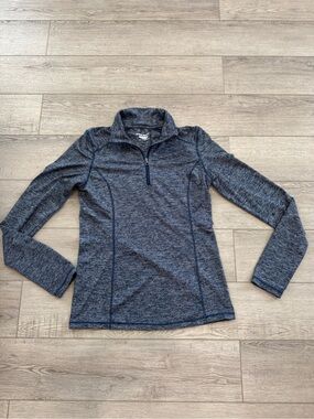 Head Women's Quarter-Zip Pullover - Heathered Navy
